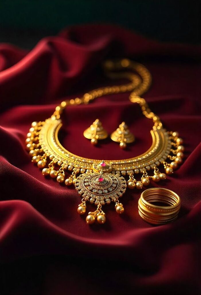 gold jewellery set