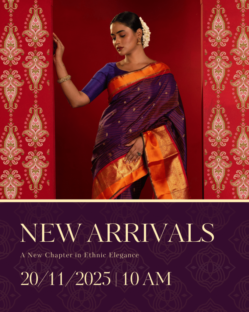 red orange and purple traditional new arrivals instagram post